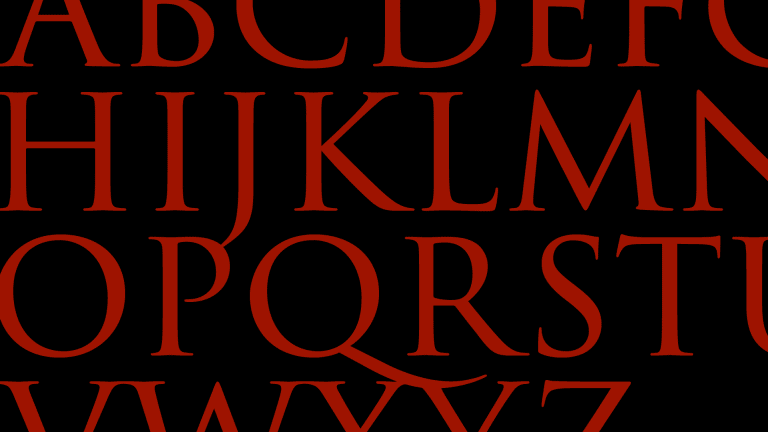 Trajan typeface