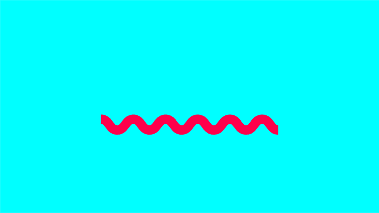 red spelling error squiggly line when editing words on a blue backgroud